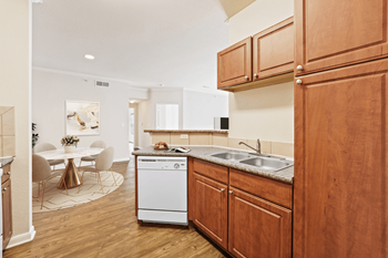 Cherry wood cabinetry